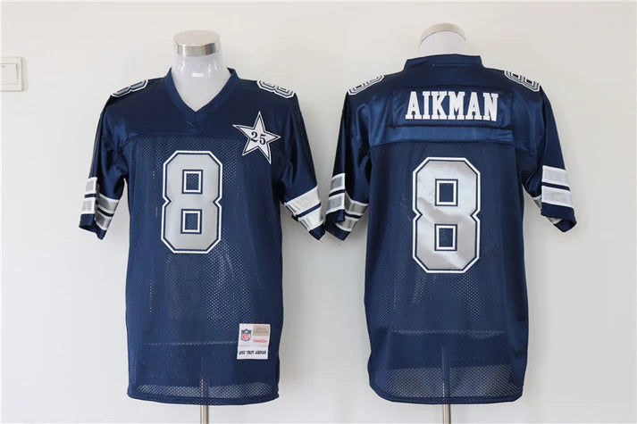 Men's Dallas Cowboys Troy Aikman Navy Legacy Replica Jersey