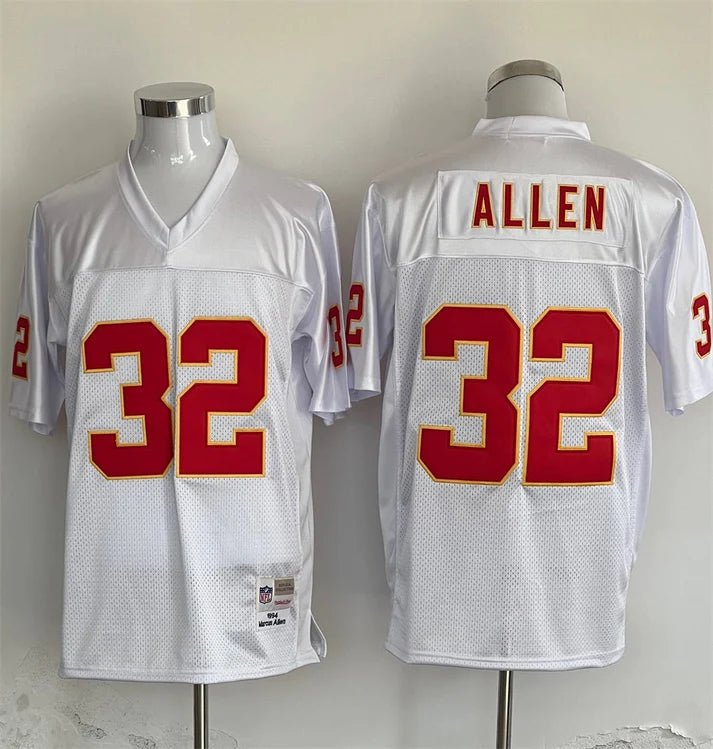 Men's Kansas City Chiefs Marcus Allen White Legacy Replica Jersey