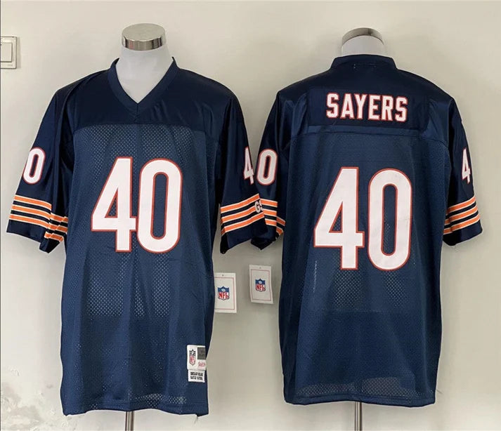 Men's Chicago Bears Gale Sayers Navy Legacy Replica Jersey