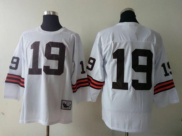 Men's Cleveland Browns Bernie Kosar White Legacy Replica Jersey1