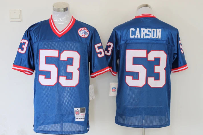 Men's New York Giants Harry Carson Royal Legacy Replica Jersey