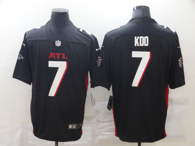Men's Atlanta Falcons Younghoe Koo Black Game Jersey
