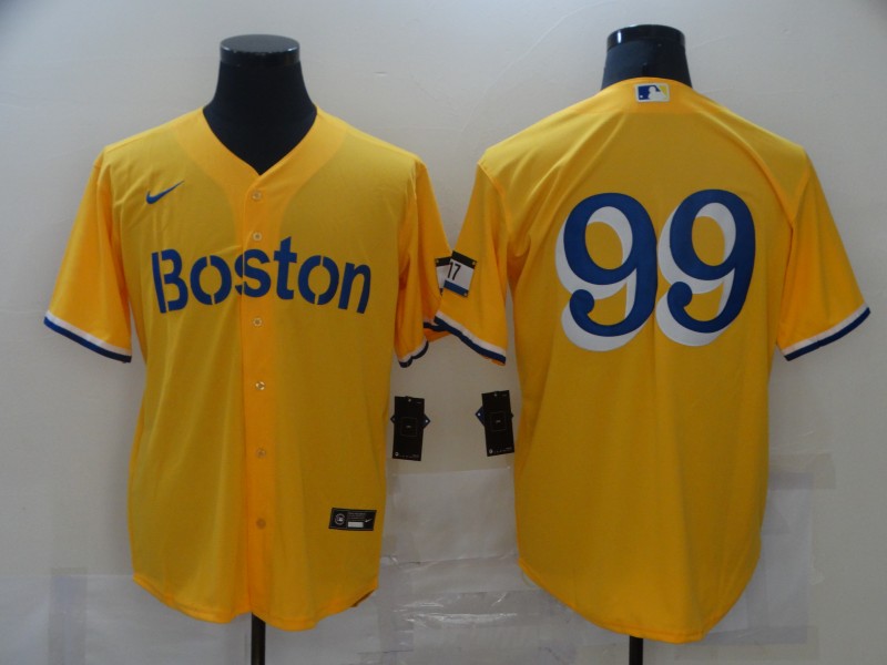 Men's Boston Red Sox Alex Verdugo Gold City Connect Replica Player Jersey