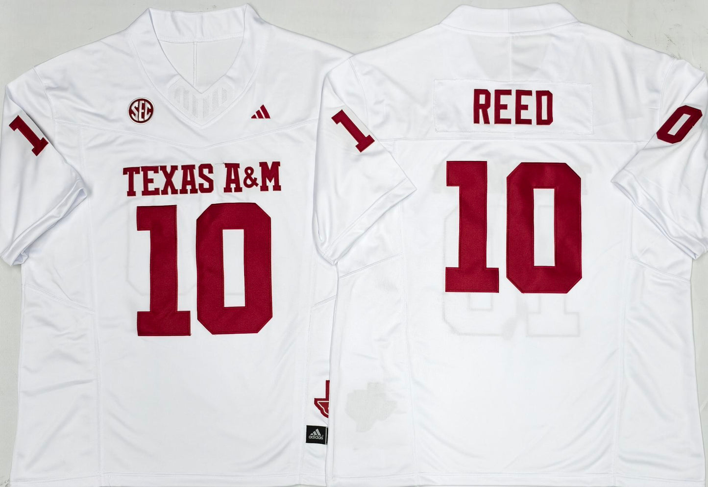 Men's Texas A&M Aggies Marcel Reed White Player Game Jersey