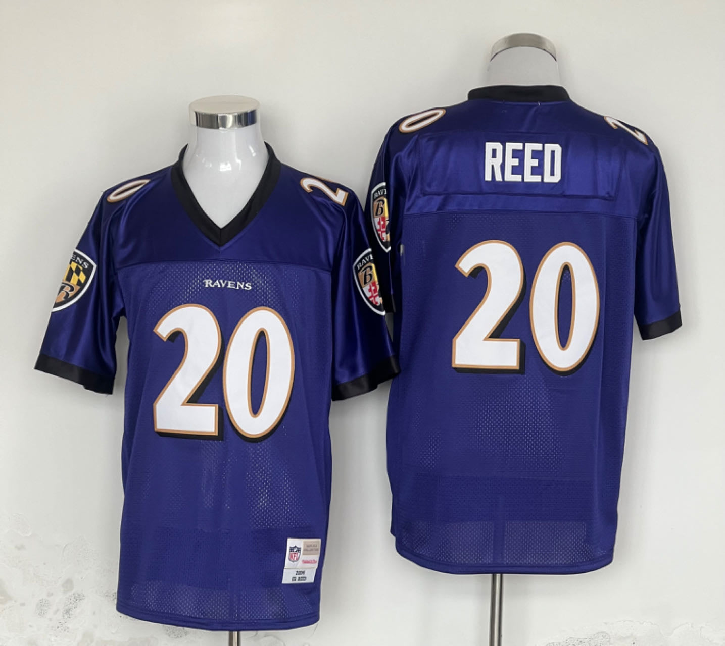 Men's Baltimore Ravens Ed Reed Purple Legacy Replica Player Jersey