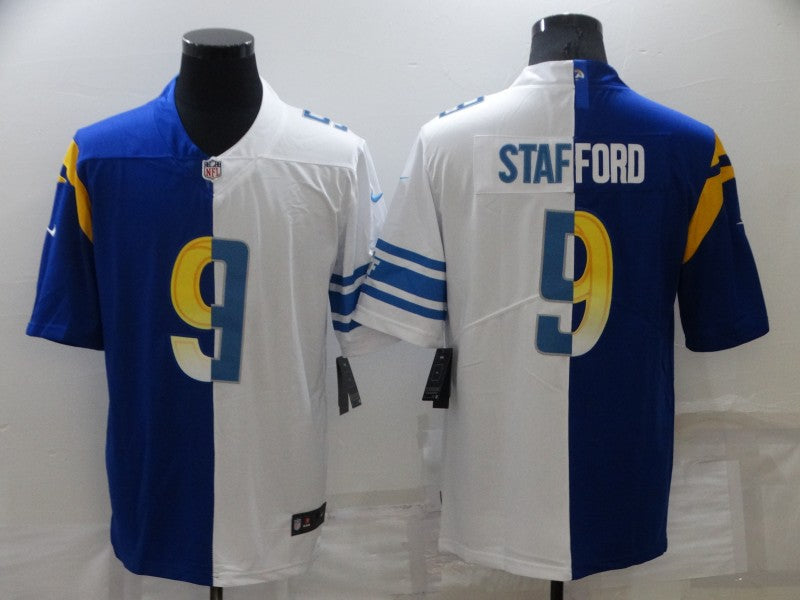 Men's Los Angeles Rams Matthew Stafford Blue/White Game Jersey
