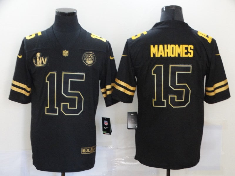 Men's Kansas City Chiefs Patrick Mahomes Black Game Jersey
