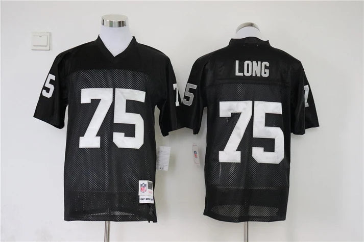 Men's Oakland Raiders Howie Long Black Legacy Replica Jersey