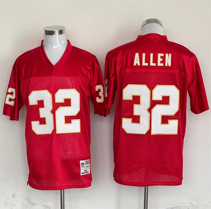Men's Kansas City Chiefs Marcus Allen Red Legacy Replica Jersey