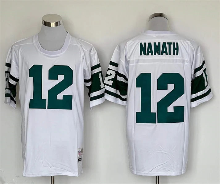 Men's New York Jets Joe Namath White Legacy Replica Jersey