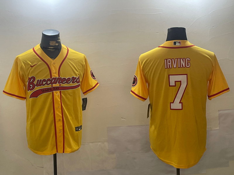 Men's Tampa Bay Buccaneers Bucky Irving Yellow Game Jersey