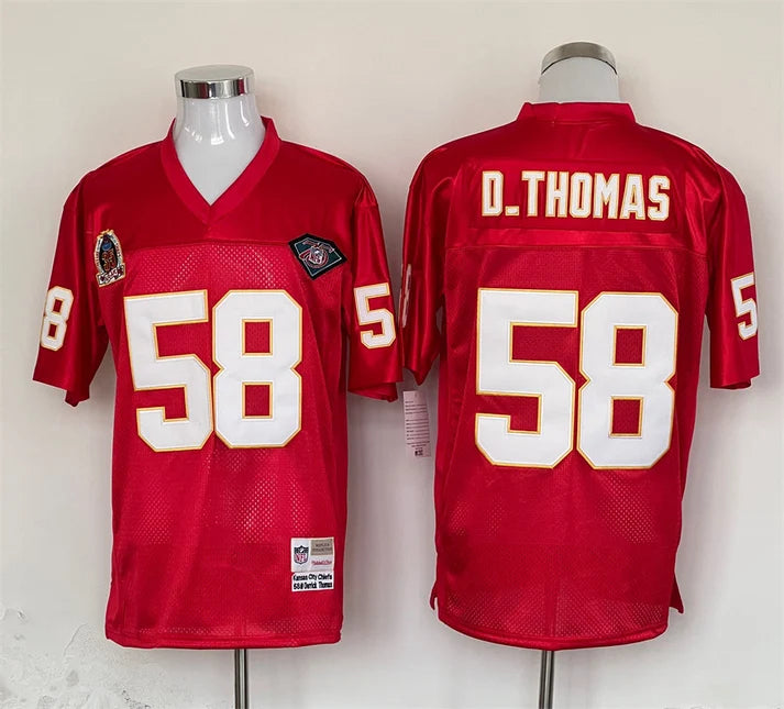 Men's Kansas City Chiefs Derrick Thomas Red Legacy Replica Jersey