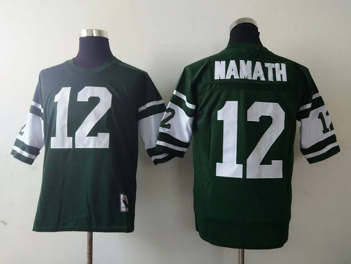 Men's New York Jets Joe Namath Green Legacy Replica Jersey1