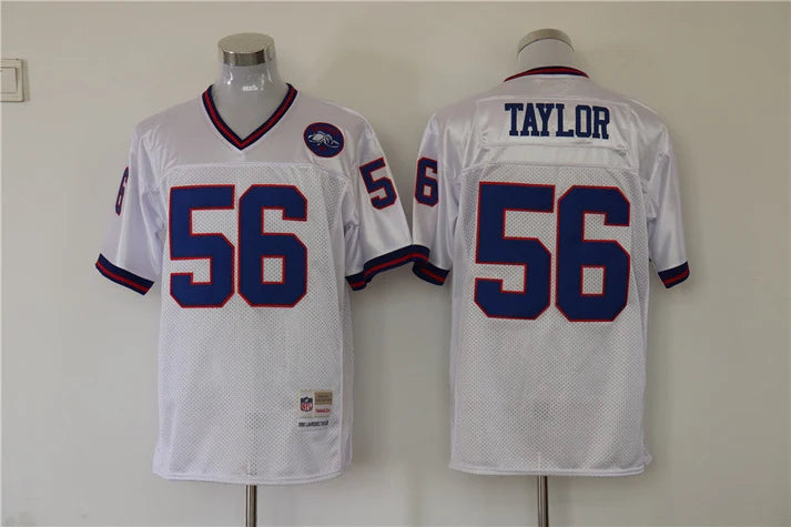 Men's New York Giants Lawrence Taylor White Legacy Replica Jersey1