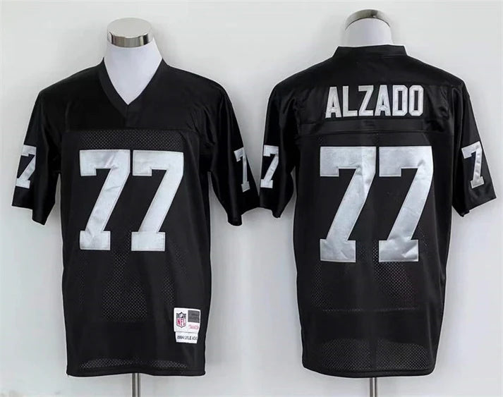 Men's Oakland Raiders Lyle Alzado Black Legacy Replica Jersey
