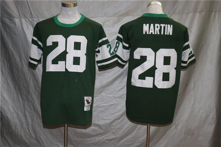 Men's New York Jets Curtis Martin Green Legacy Replica Jersey