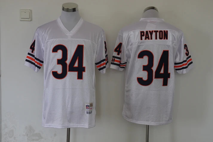 Men's Chicago Bears Walter Payton White Legacy Replica Jersey
