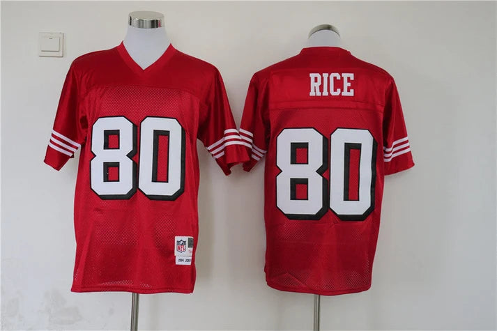 Men's San Francisco 49ers Jerry Rice Scarlet Legacy Replica Jersey