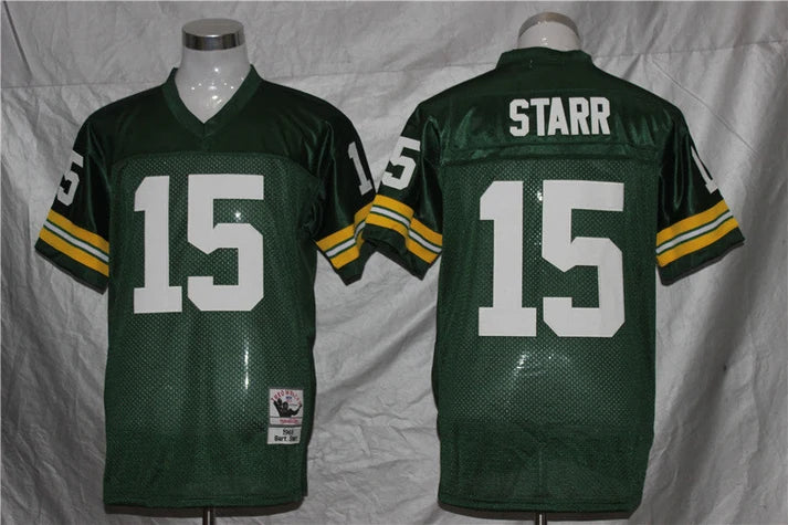 Men's Green Bay Packers Bart Starr Green Legacy Replica Jersey
