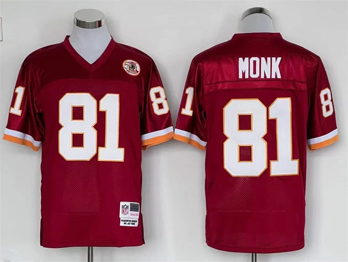 Men's Washington Redskins Art Monk Burgundy Legacy Replica Jersey