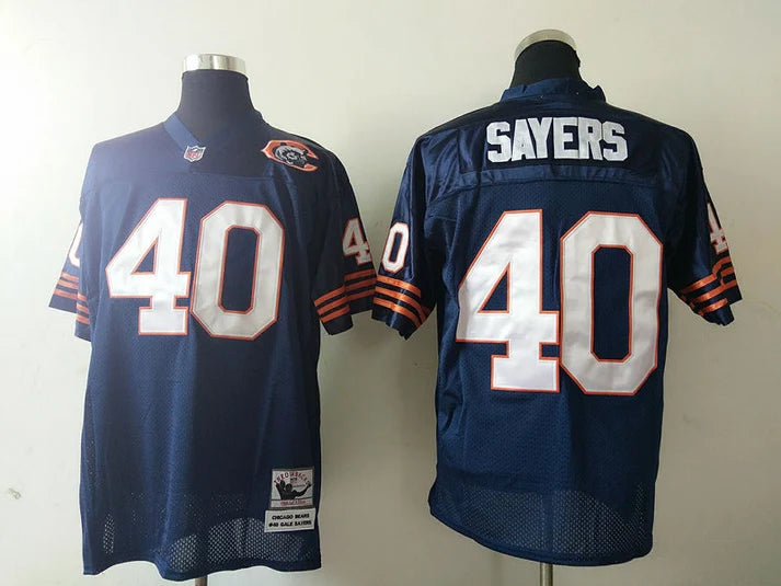 Men's Chicago Bears Gale Sayers Navy Legacy Replica Player Jersey