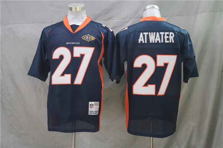 Men's Denver Broncos Steve Atwater Navy Legacy Replica Jersey