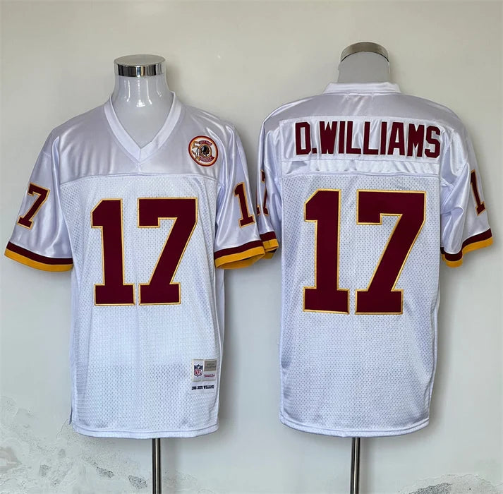 Men's Washington Redskins Doug Williams White Legacy Replica Jersey1