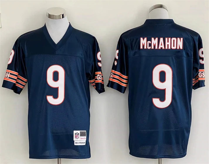 Men's Chicago Bears Jim McMahon Navy Legacy Replica Jersey