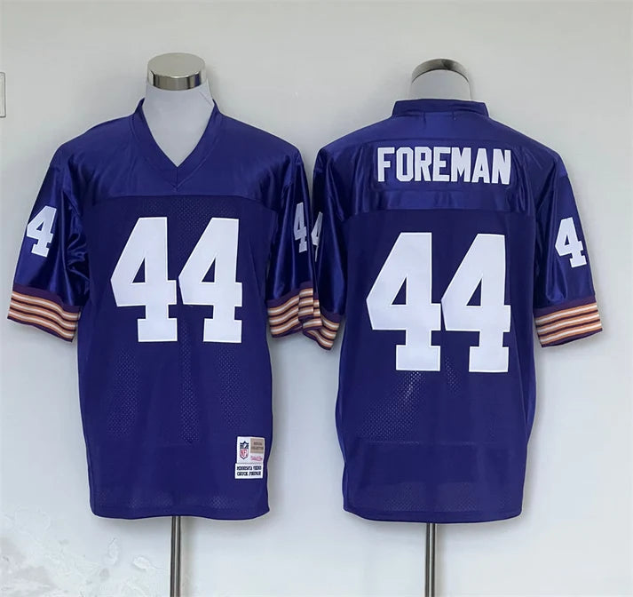 Men's Minnesota Vikings Chuck Foreman Purple Legacy Replica Jersey