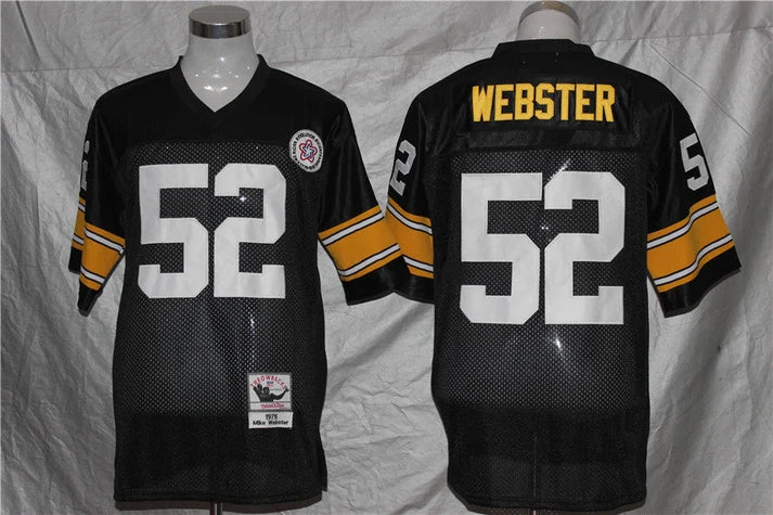 Men's Pittsburgh Steelers Mike Webster Black Legacy Replica Jersey