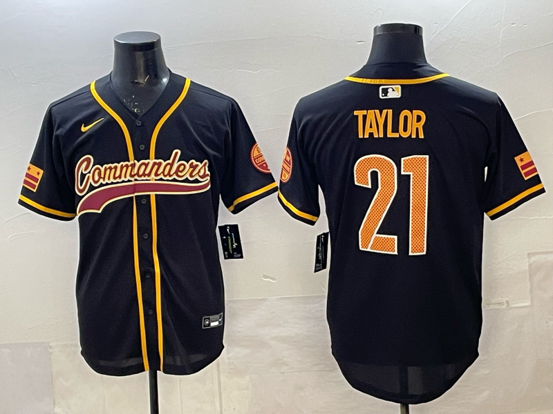 Men's Washington Commanders Sean Taylor Black Team Game Jersey