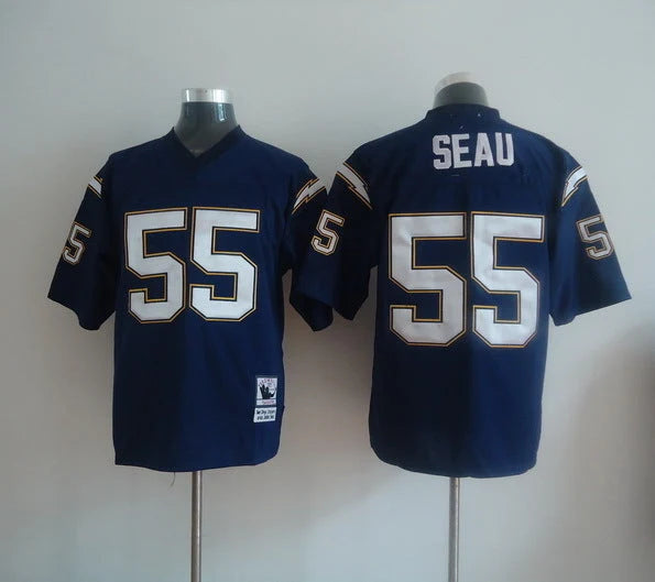 Men's San Diego Chargers Junior Seau Royal Legacy Replica Jersey