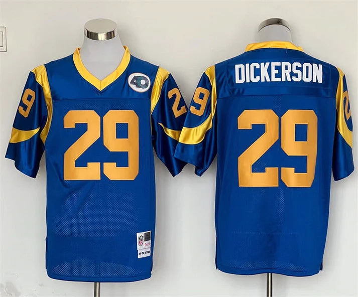 Men's San Louis Rams Eric Dickerson Blue Legacy Replica Jersey