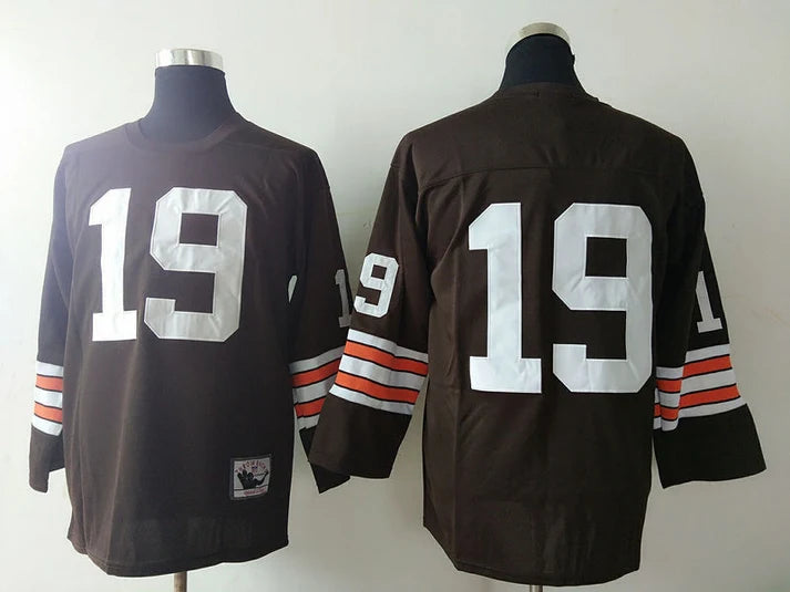Men's Cleveland Browns Bernie Kosar Brown Legacy Replica Jersey