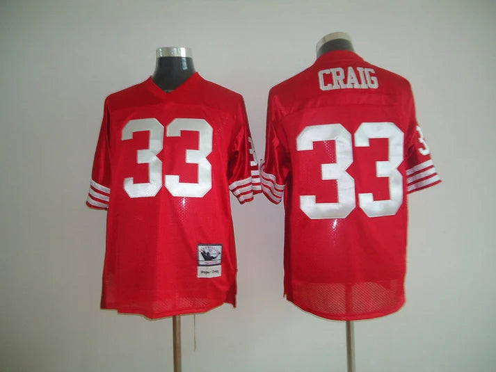 Men's San Francisco 49ers Roger Craig Scarlet Legacy Replica Jersey