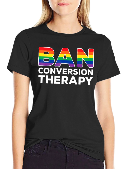 Ban Conversion Therapy T-Shirt LGBTQ Rights Pride