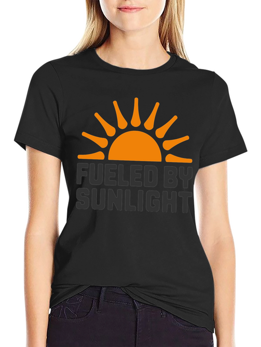 Fueled By Sunlight Graphic Tee - Black