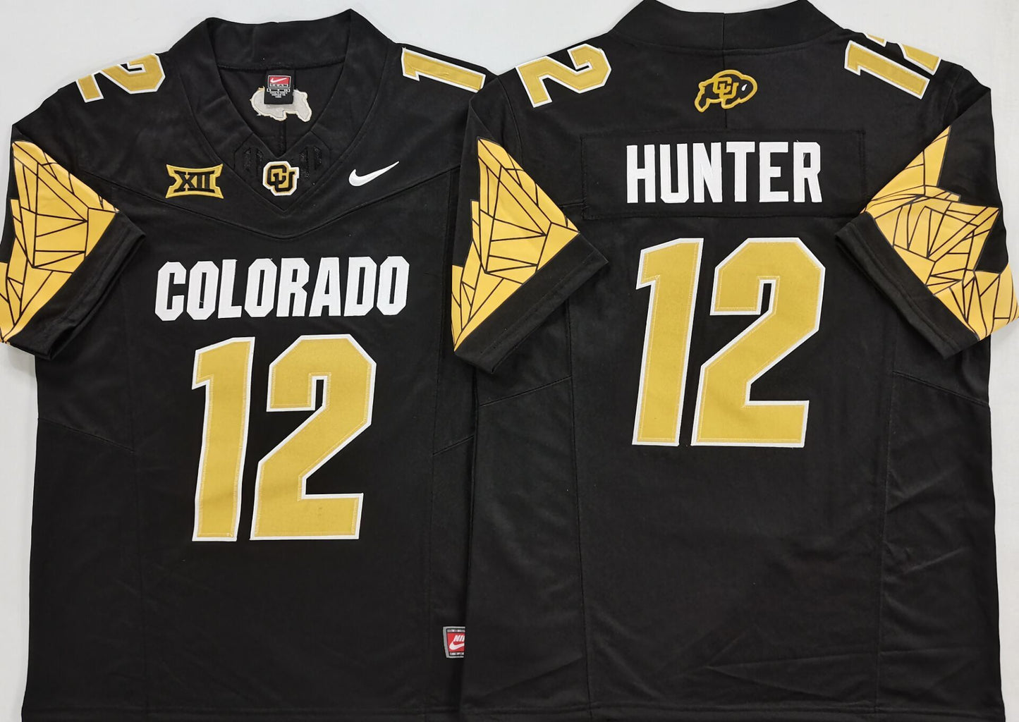 Men's Colorado Buffaloes Travis Hunter Black Game Jersey