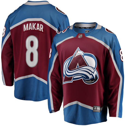 Cale Makar Colorado Avalanche Home Breakaway Jersey - Maroon