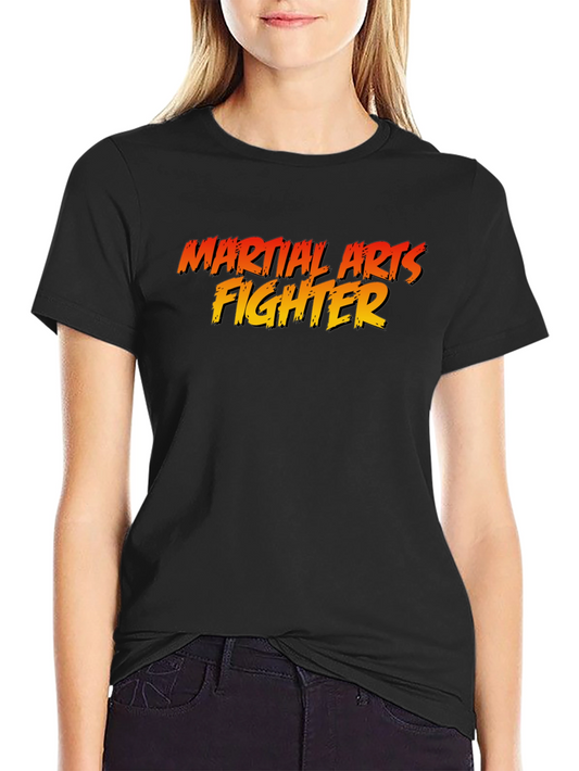 Martial Arts Fighter Graphic T-Shirt