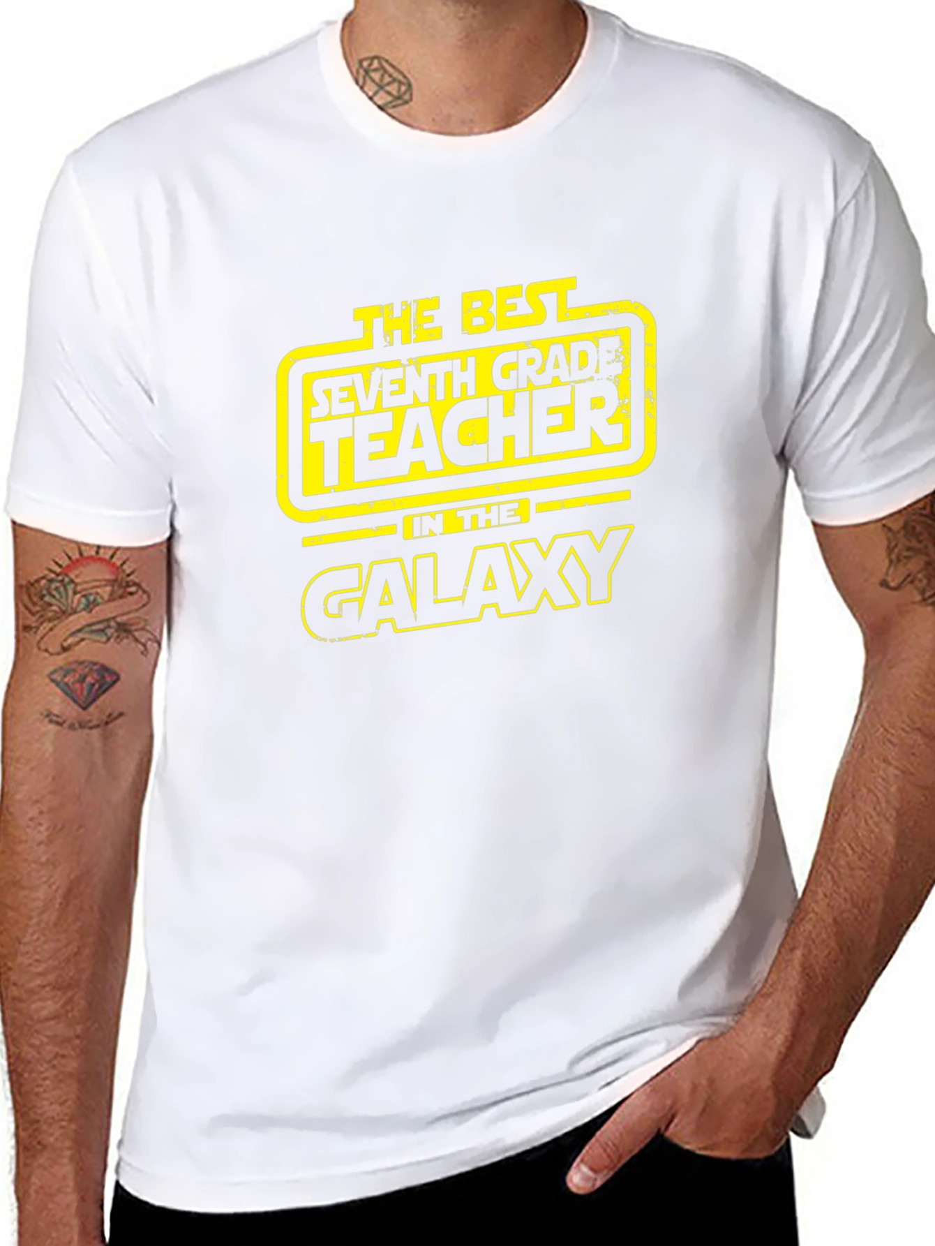 Best Seventh Grade Teacher Galaxy T-Shirt