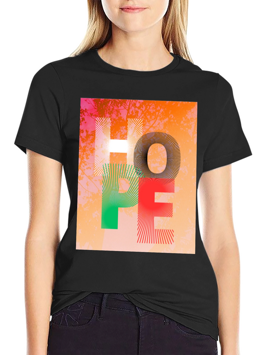 Hope Graphic Print Crew Neck T-Shirt