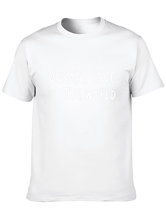 Vegans Save The World Graphic T-Shirt
