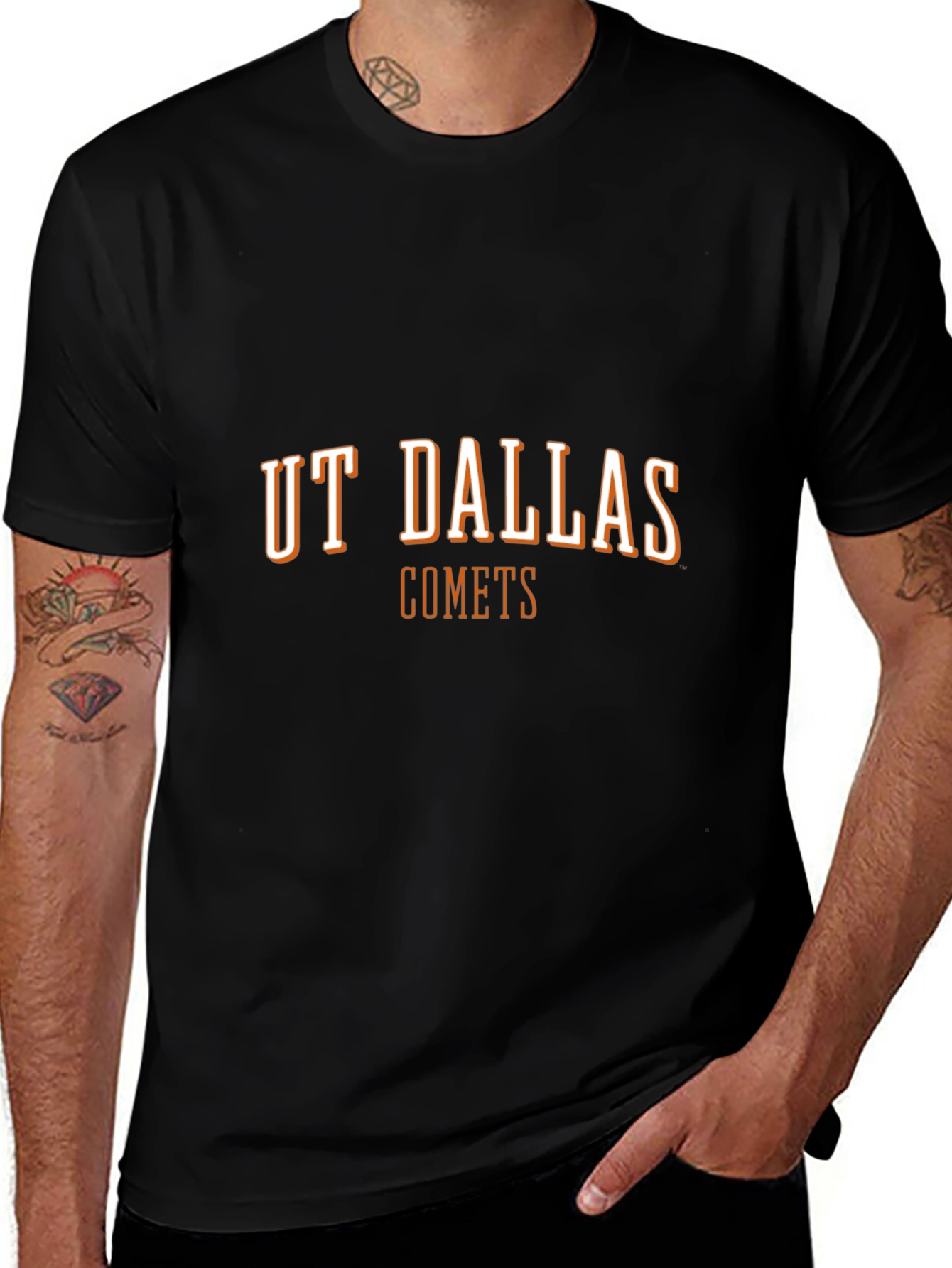 UT Dallas Comets Black T-Shirt