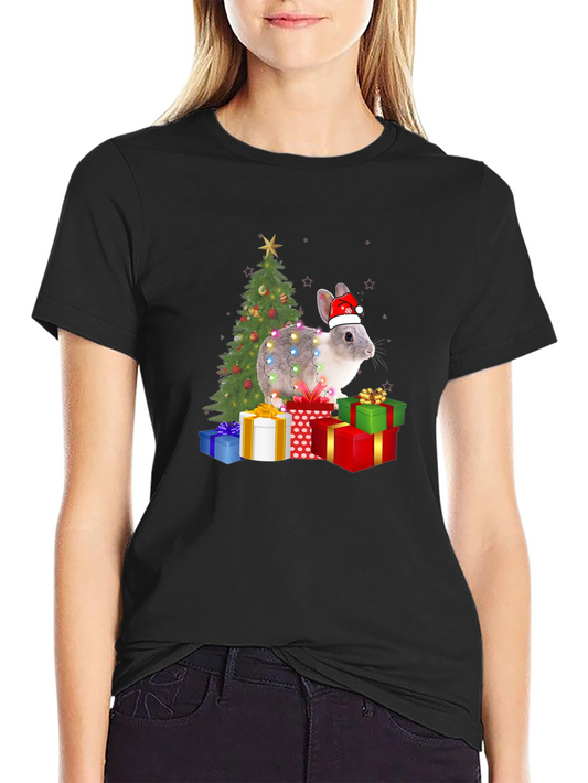Festive Rabbit Christmas T-Shirt