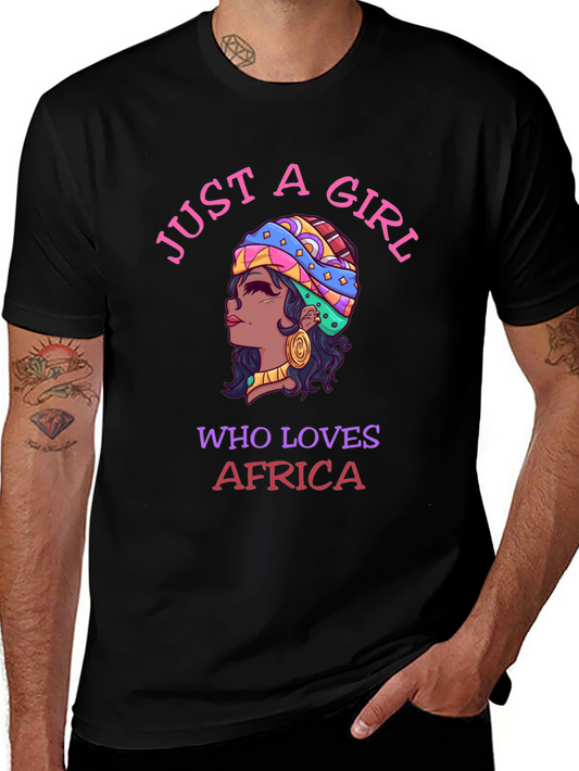 Just A Girl Who Loves Africa T-Shirt