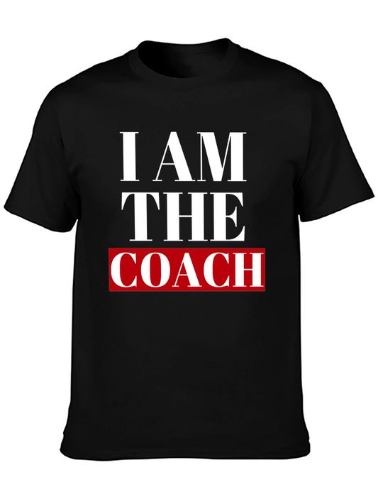 I AM THE COACH Black T-Shirt
