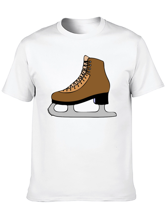 Ice Skate T-Shirt - Black Graphic Tee