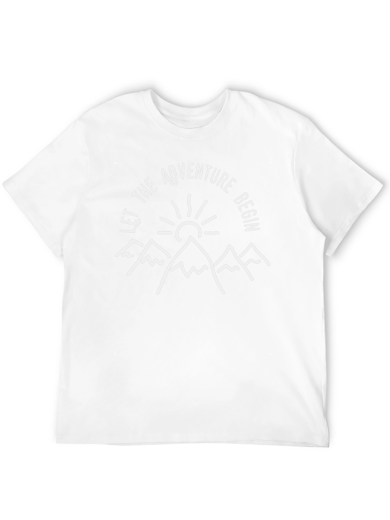 Adventure Begins Graphic Tee - Black