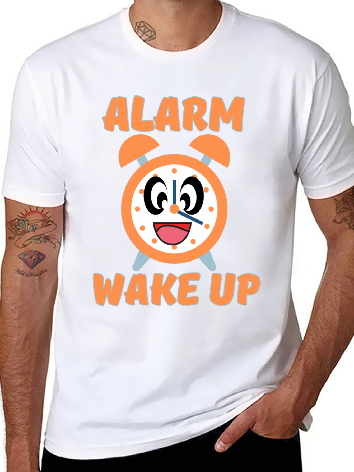 Alarm Wake Up Novelty T-Shirt